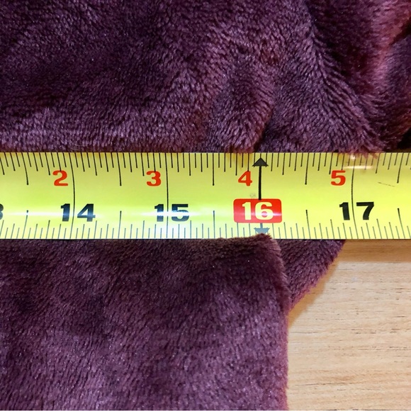 Gold Rush Crew Neck Long Sleeve Fleece Sweatshirt Maroon Top - Size XS - Picture 7 of 7